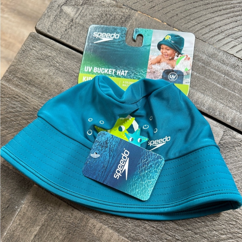 Speedo Blue Baby Swim Hat UV Protection